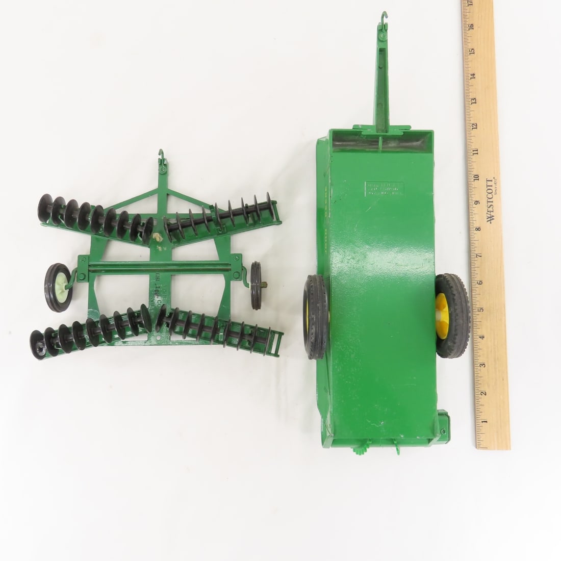 2 John Deere Tractors, Spreader & Disc Harrow - 19