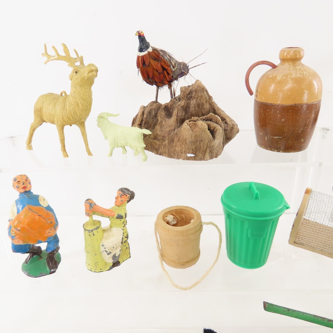 Hand Painted Wood Ducks and Other Miniatures - 2