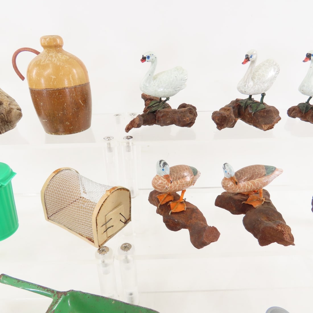 Hand Painted Wood Ducks and Other Miniatures - 3