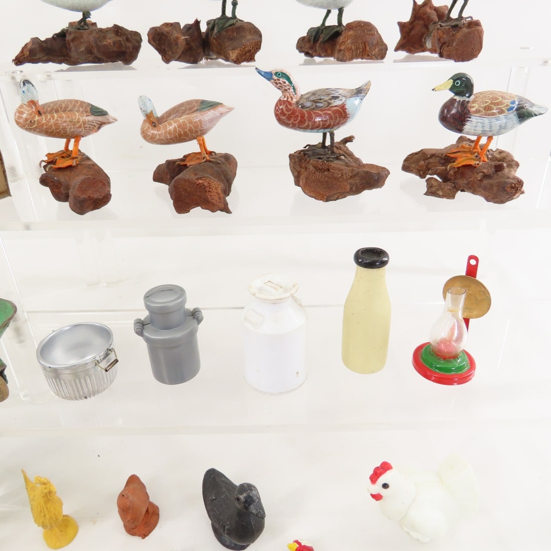 Hand Painted Wood Ducks and Other Miniatures - 7