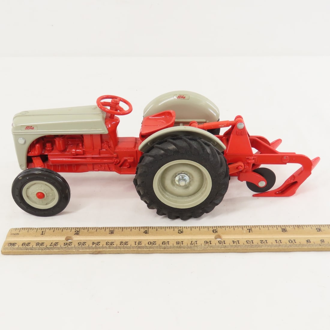 2 ERTL FORD WF Tractors & 1 2 Bottom Plow - 2