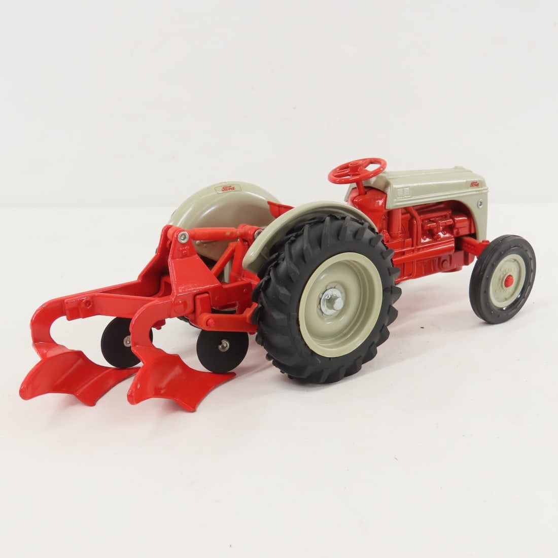 2 ERTL FORD WF Tractors & 1 2 Bottom Plow - 5