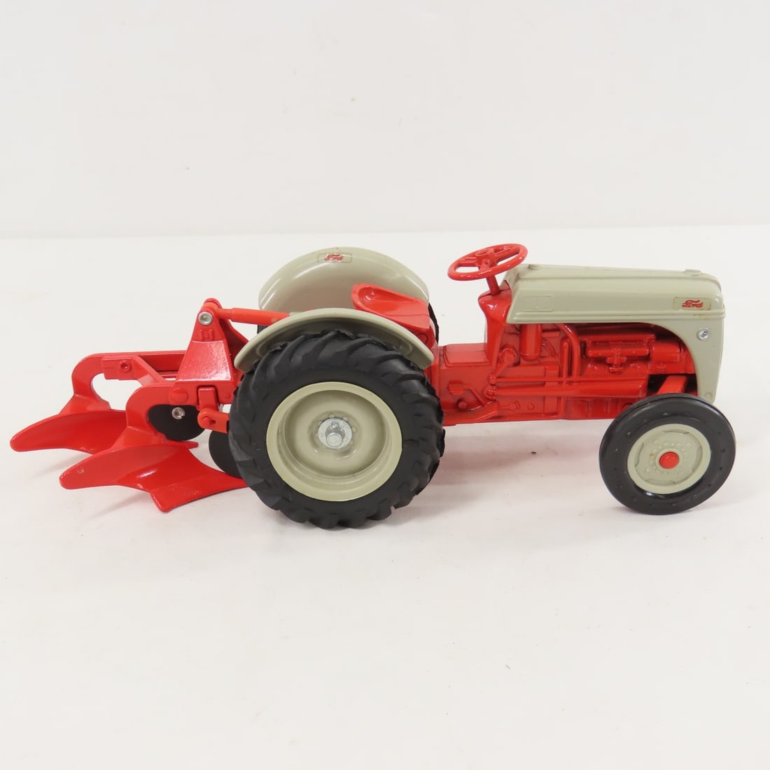 2 ERTL FORD WF Tractors & 1 2 Bottom Plow - 6