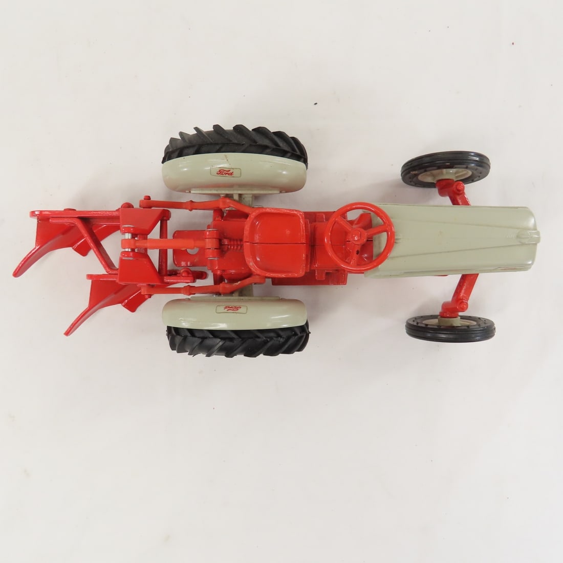 2 ERTL FORD WF Tractors & 1 2 Bottom Plow - 9
