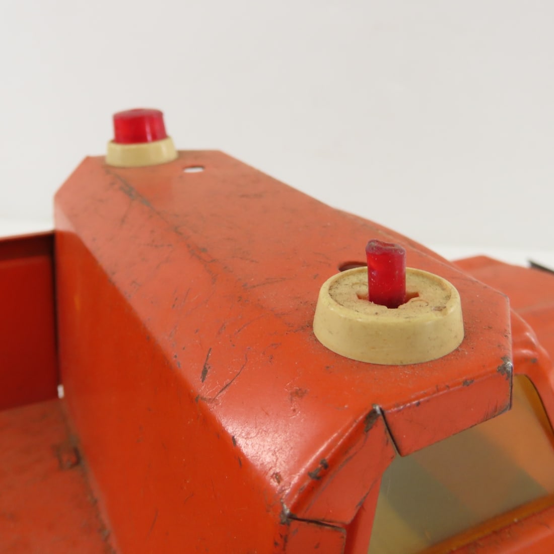 1970s Tonka Orange Dump Truck with Blade - 13
