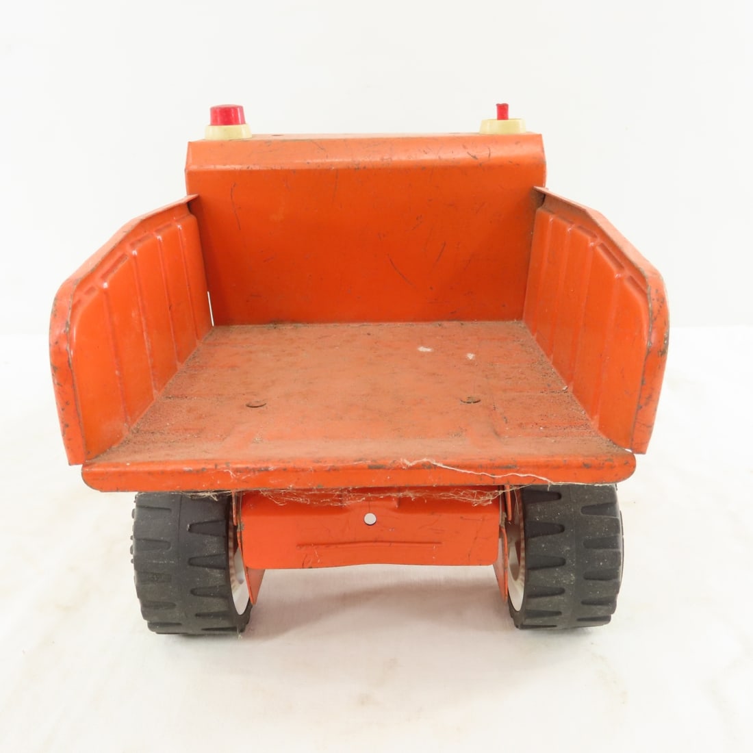 1970s Tonka Orange Dump Truck with Blade - 4