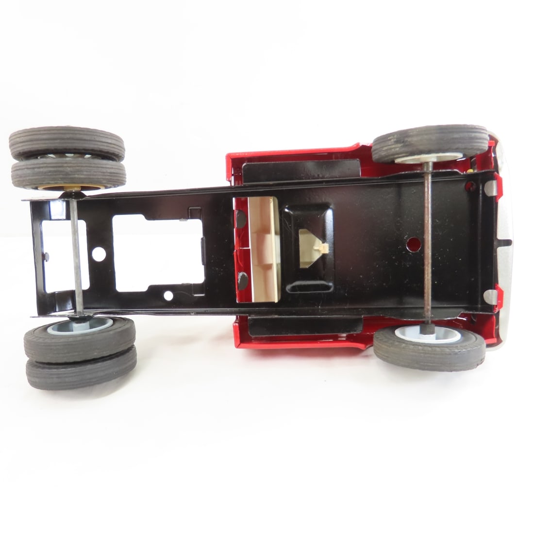 Red Painted Tonka Truck & Custom Cattle Trailer - 10
