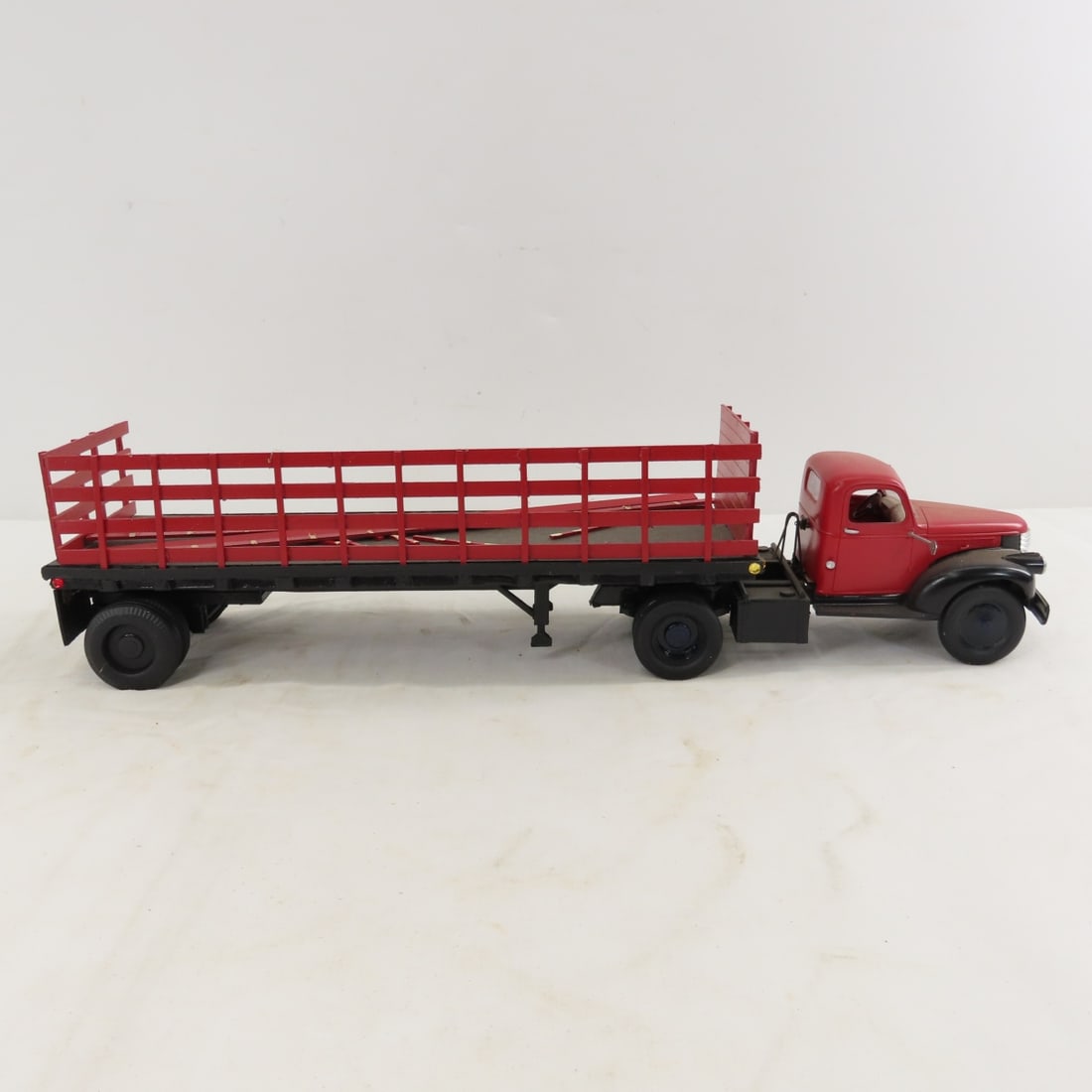 Custom Wood and Plastic Stake Truck - 6