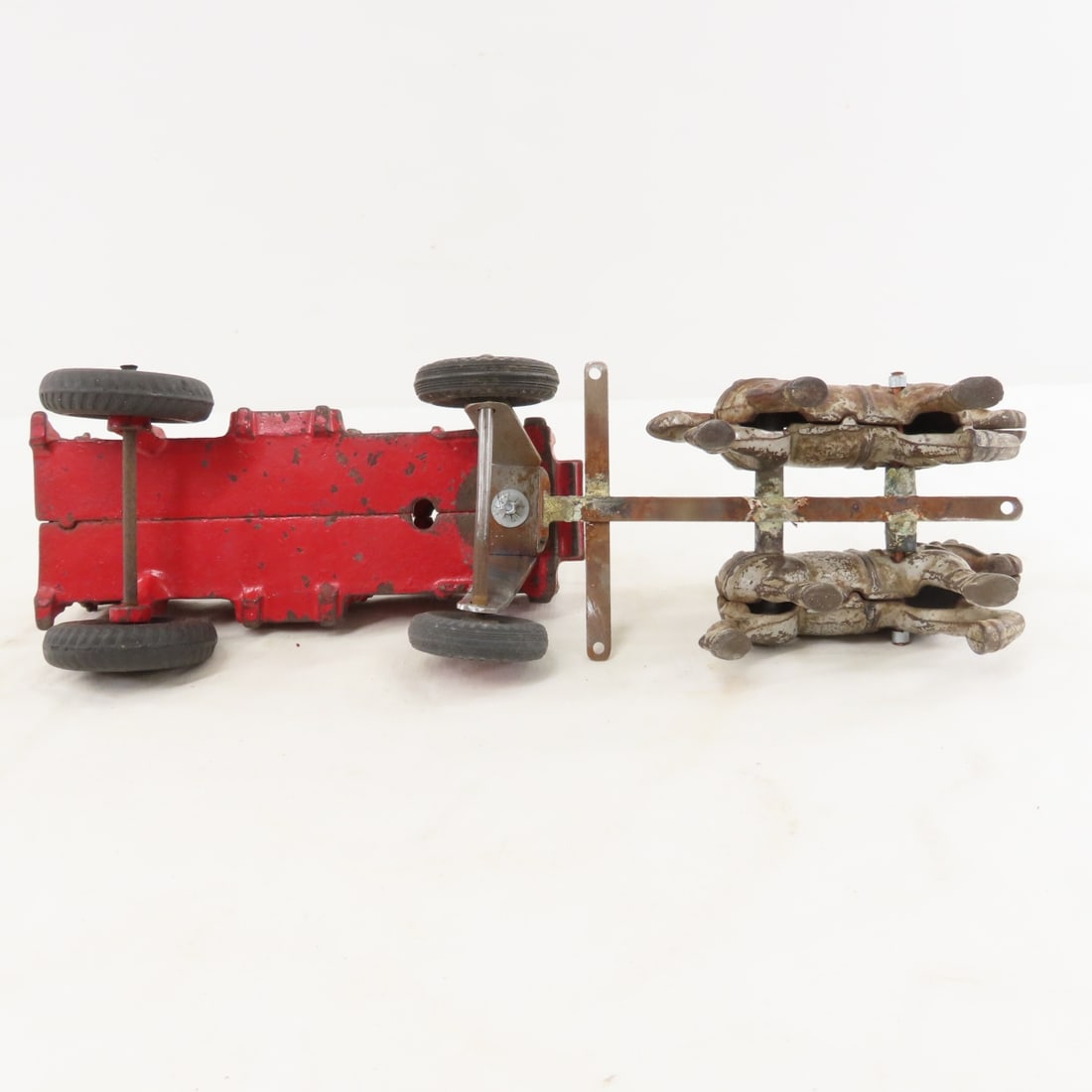 Cast Iron Horse Drawn Wagon with Custom Hitch - 10