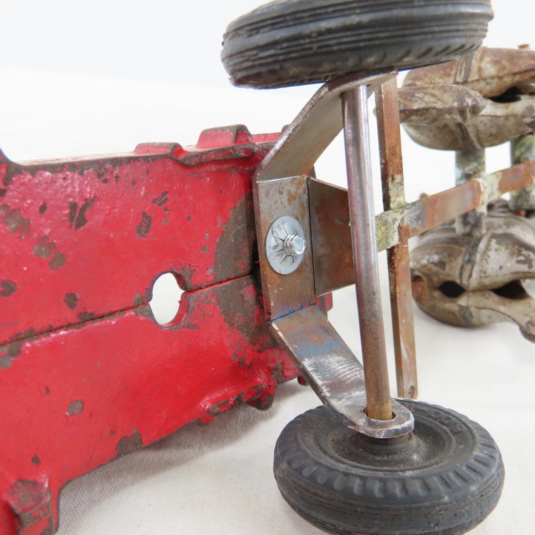 Cast Iron Horse Drawn Wagon with Custom Hitch - 11
