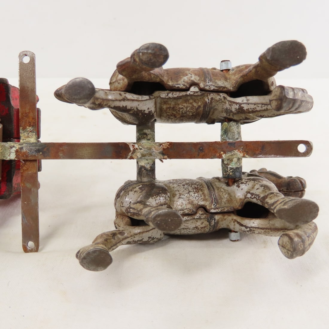 Cast Iron Horse Drawn Wagon with Custom Hitch - 12