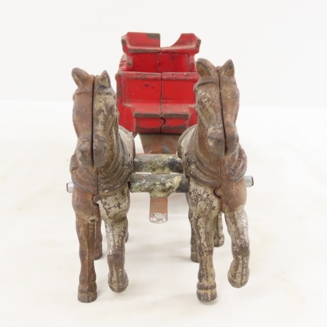 Cast Iron Horse Drawn Wagon with Custom Hitch - 8