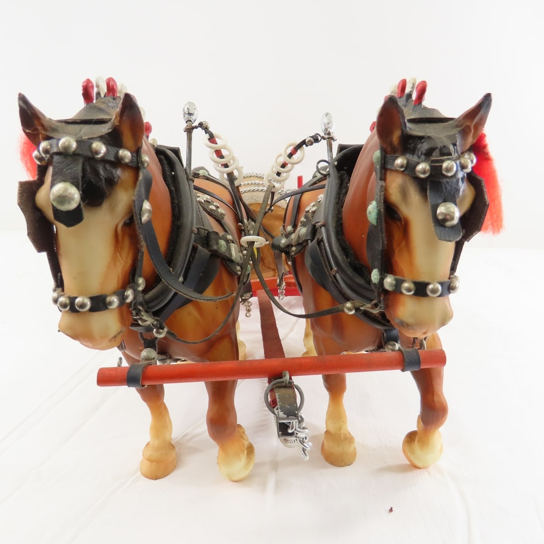 Custom Log Sled with Breyer 2 Horse Team - 8