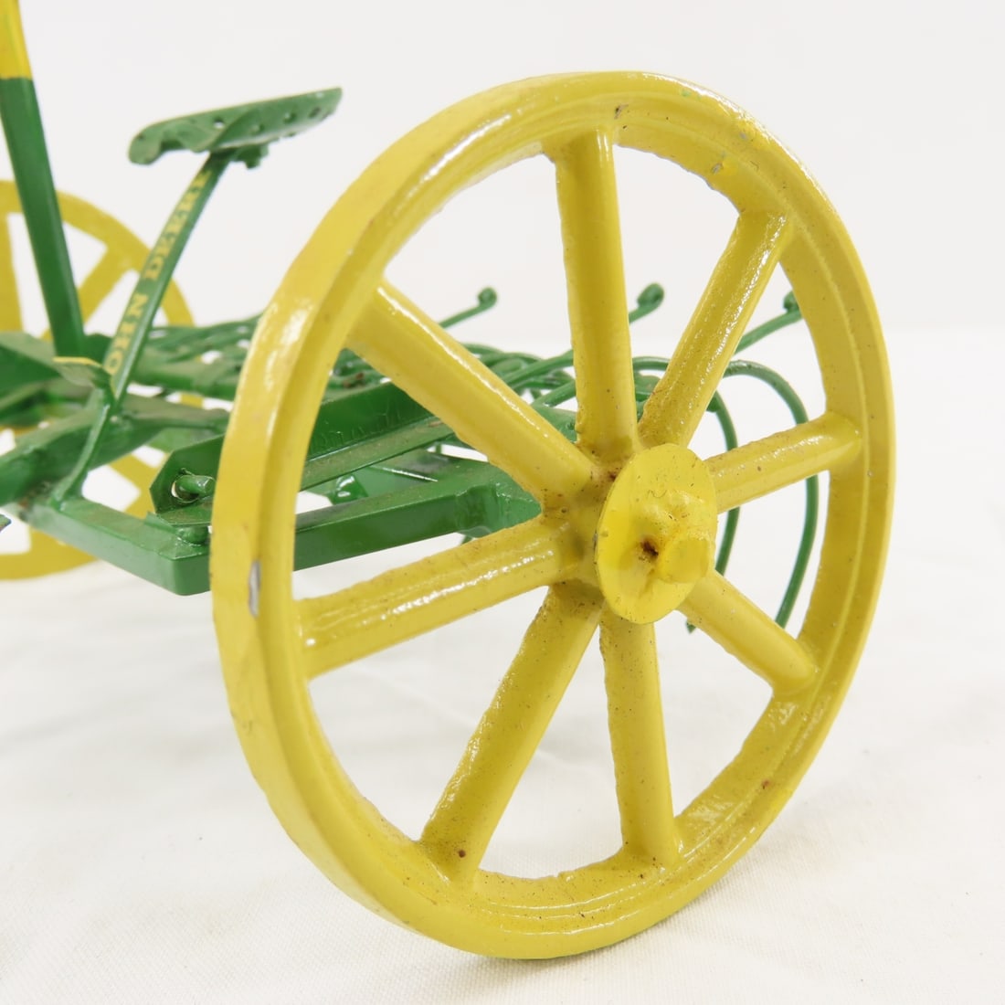Scratch Built John Deere Horse Drawn Dump Hay Rake - 13