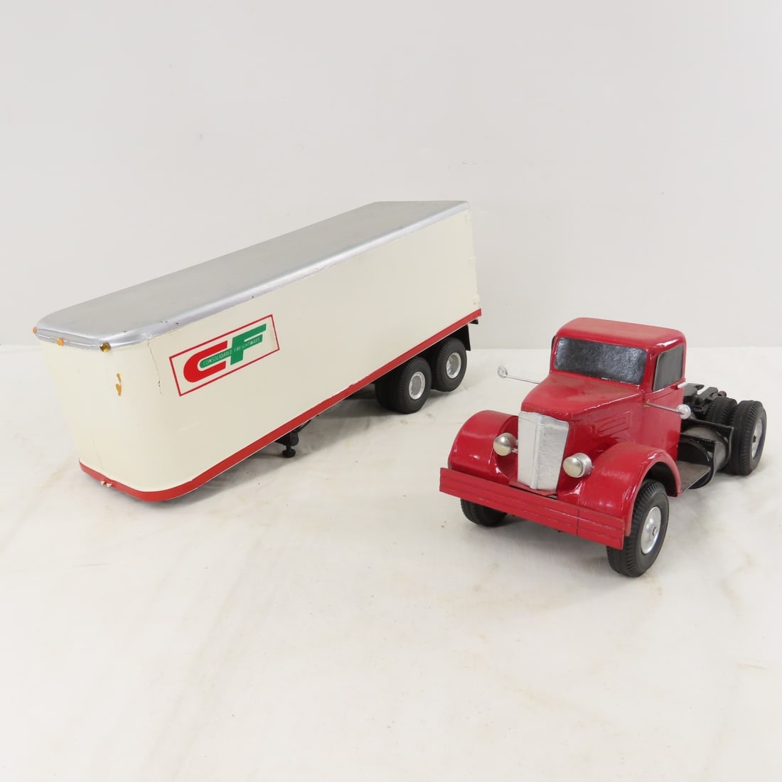 Custom Wood Consolidated Freight Tractor & Trailer - 11