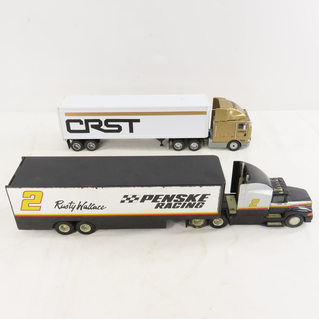 3 Racing Champions & 1 Unmarked Tractor Trailer - 15
