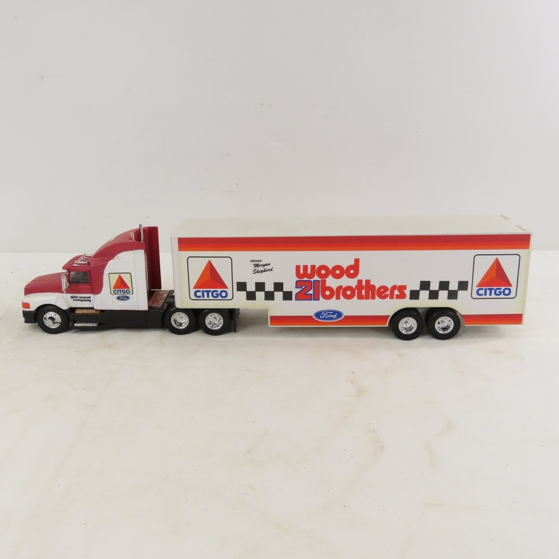 3 Racing Champions & 1 Unmarked Tractor Trailer - 8