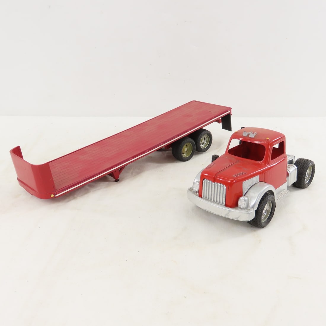 Hubley Kidde Toy 492 Truck & Custom Flat Bed - 11