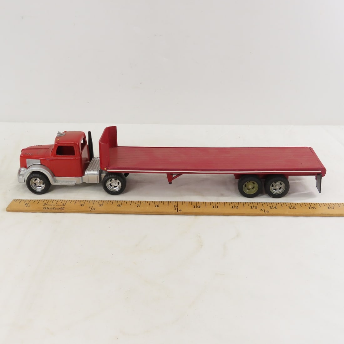 Hubley Kidde Toy 492 Truck & Custom Flat Bed - 2