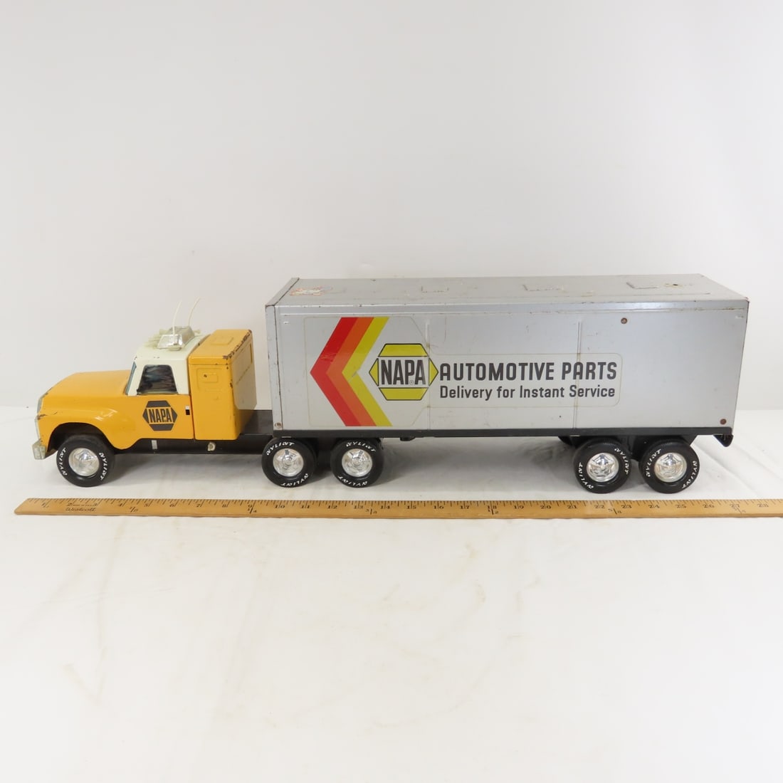 1970s Nylint Pressed Steel NAPA Truck & Trailer - 2
