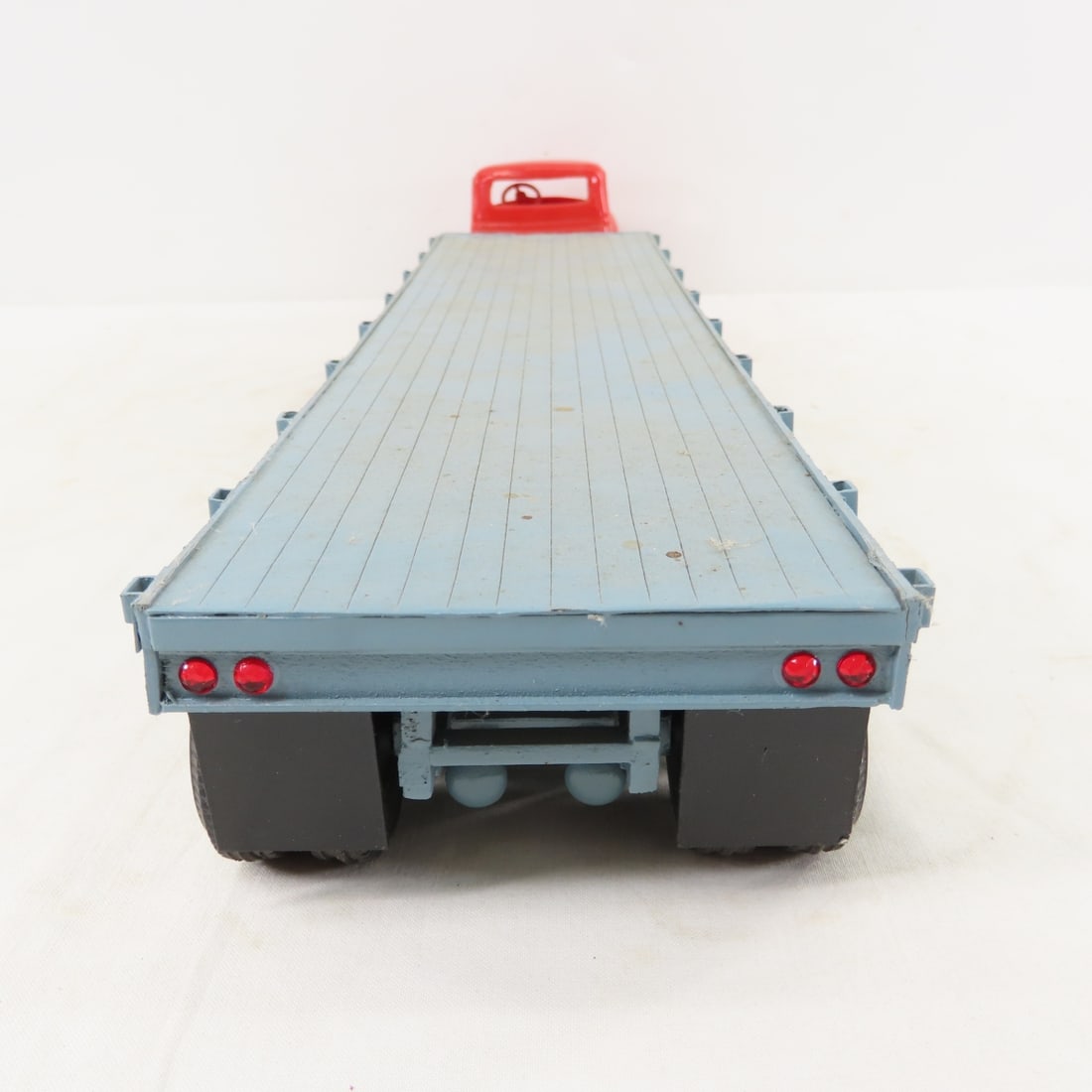Custom Wood Flat Bed Trailer with Plastic Truck - 4