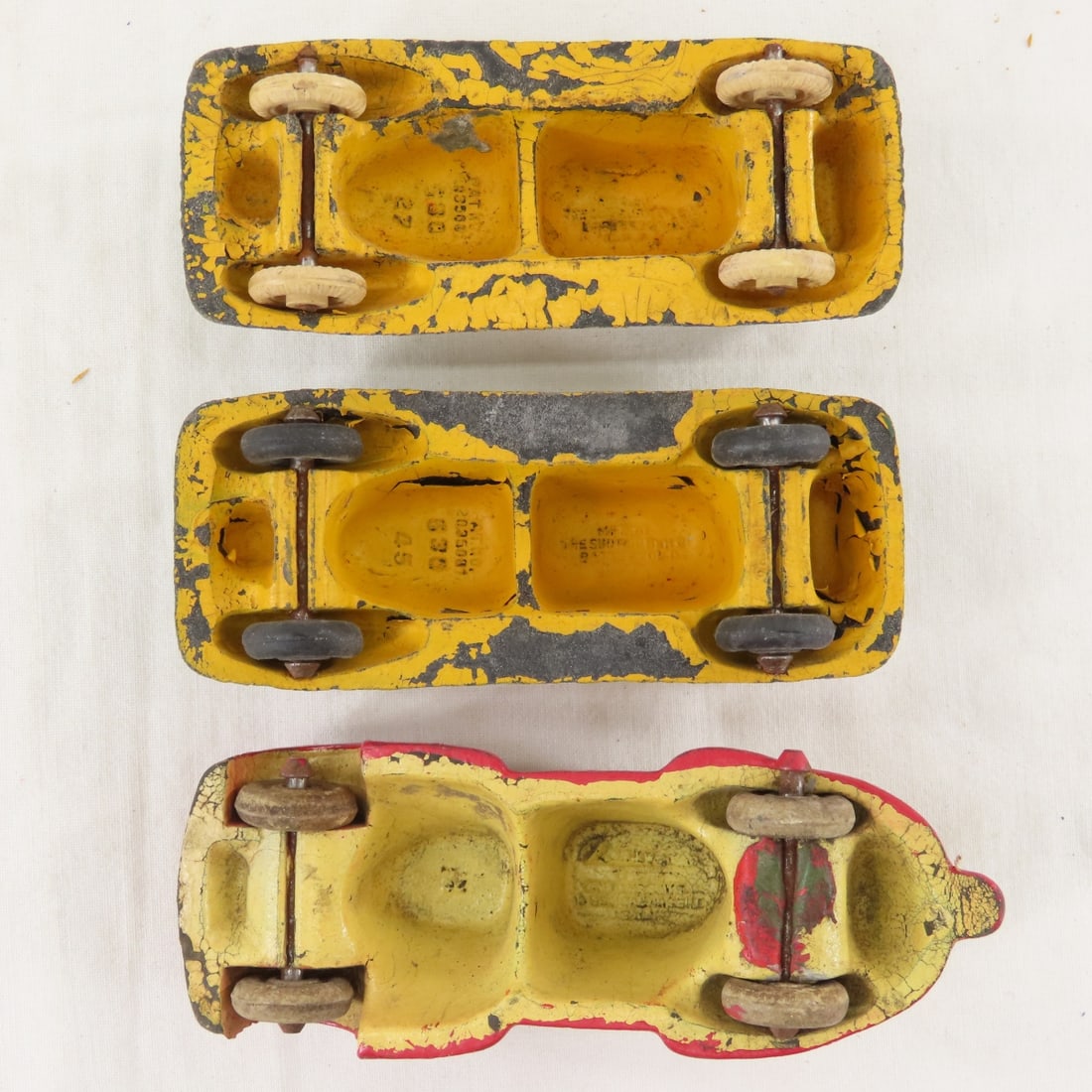 5 Vintage Sun Rubber & 3 Auburn Rubber Toy Cars - 12
