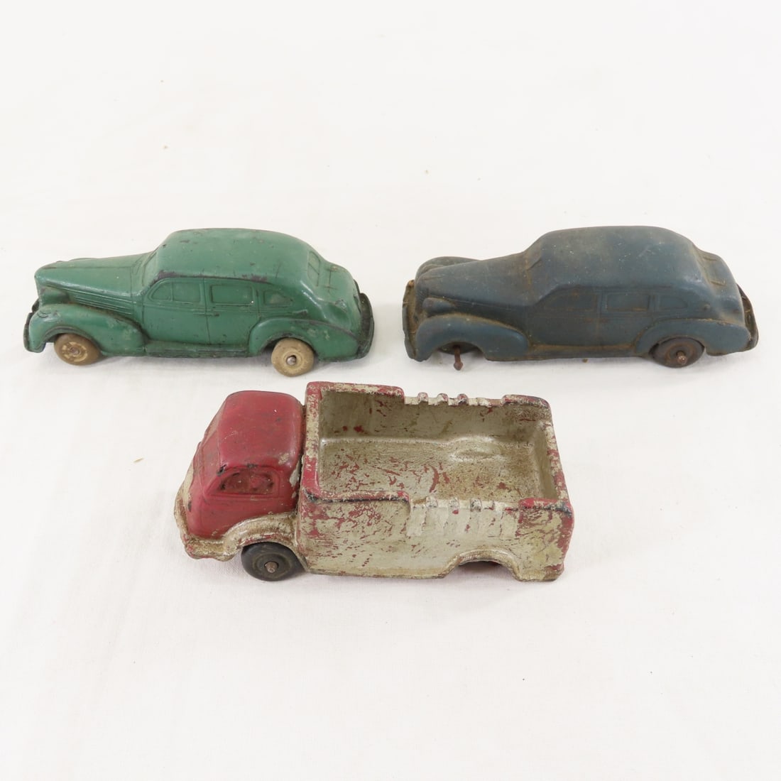 5 Vintage Sun Rubber & 3 Auburn Rubber Toy Cars - 13