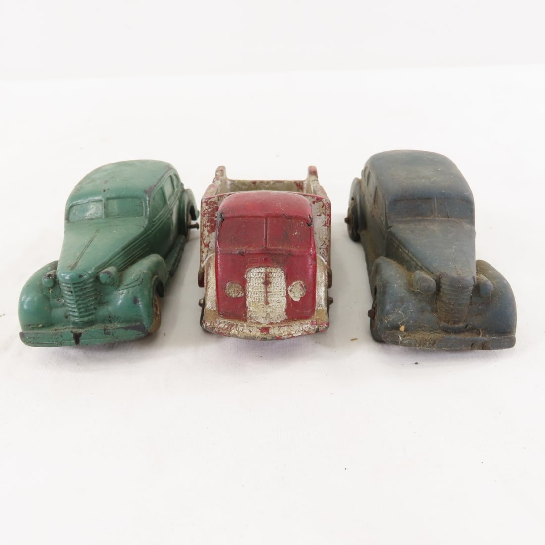 5 Vintage Sun Rubber & 3 Auburn Rubber Toy Cars - 16