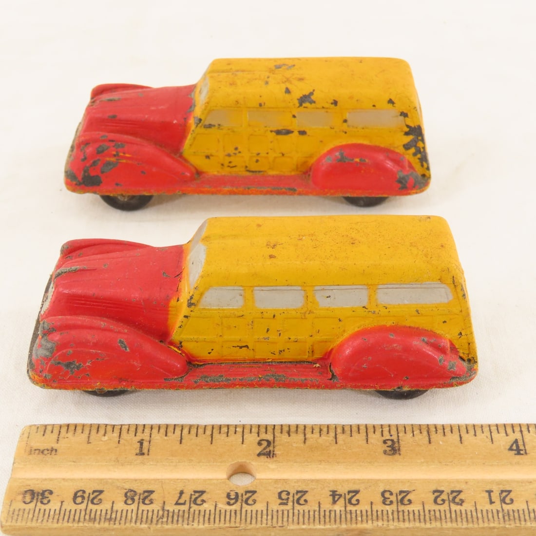 5 Vintage Sun Rubber & 3 Auburn Rubber Toy Cars - 2