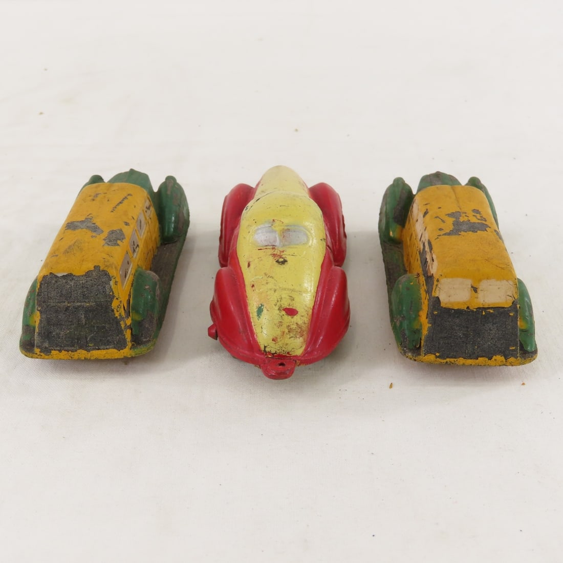 5 Vintage Sun Rubber & 3 Auburn Rubber Toy Cars - 9