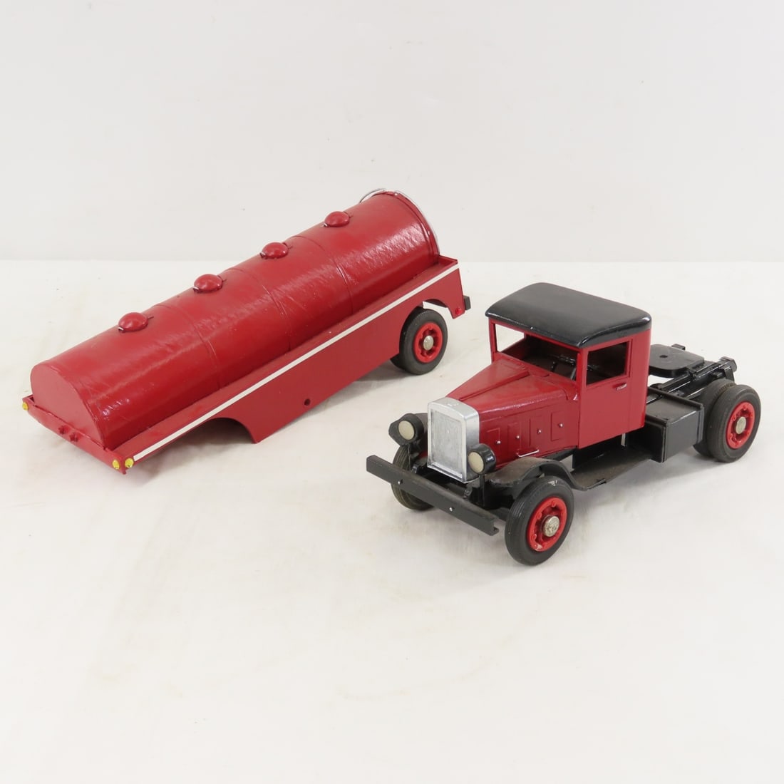 Custom Wood Model Tanker Truck - 11