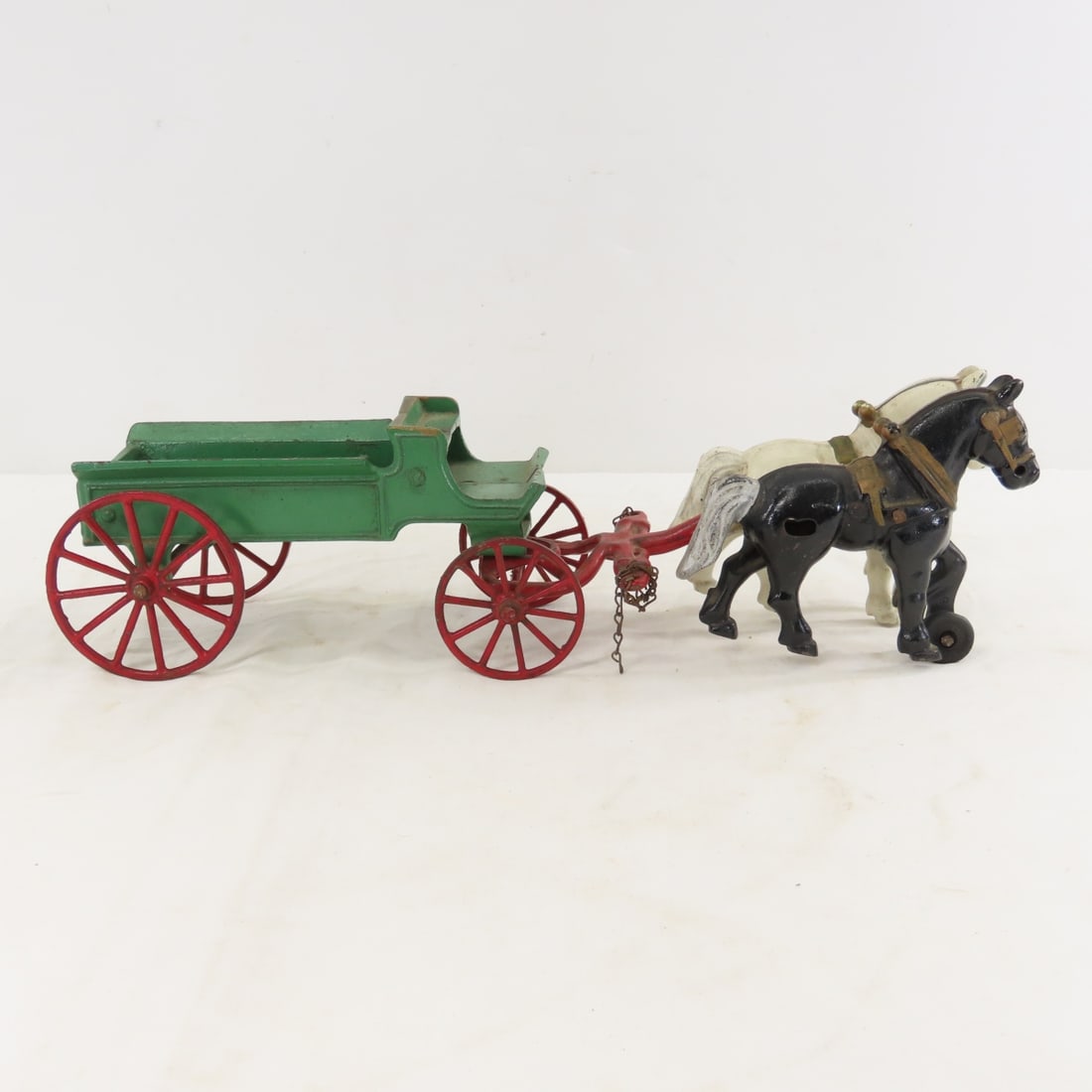 2 Kenton & 2 Repro Cast Iron Horse Drawn Wagons - 16