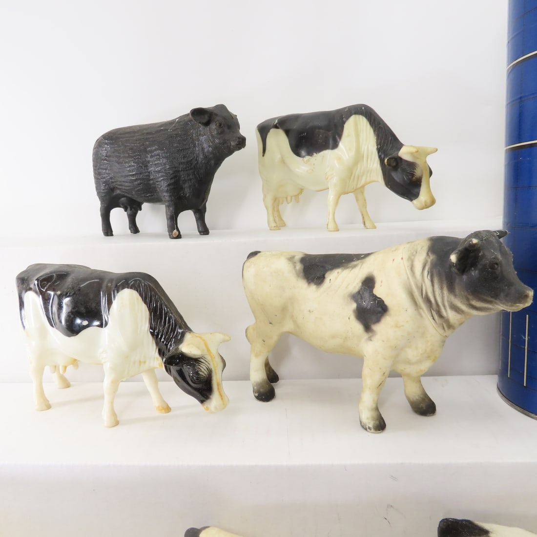 Plastic & Ceramic Cows & Harvestore Silo - 2