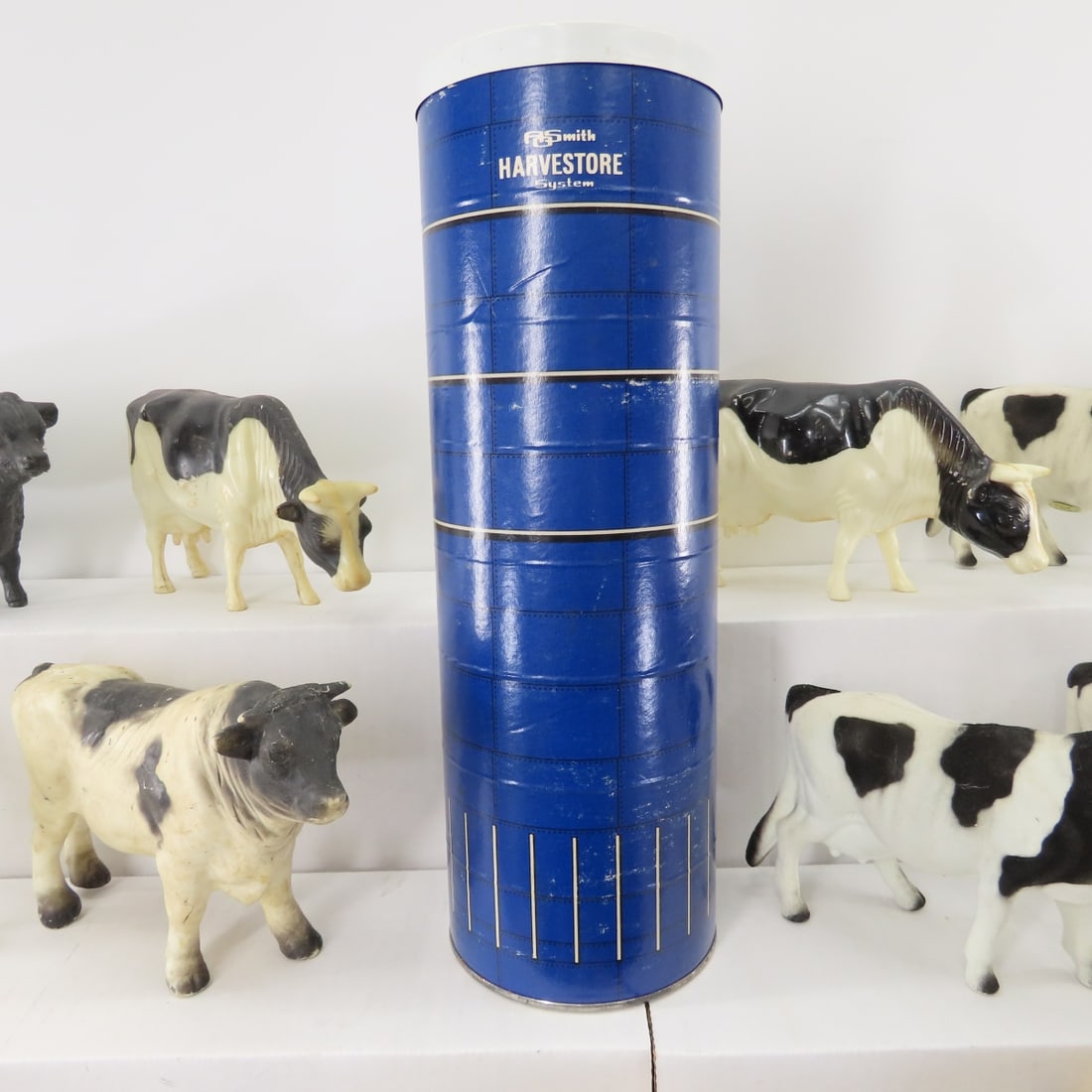 Plastic & Ceramic Cows & Harvestore Silo - 3