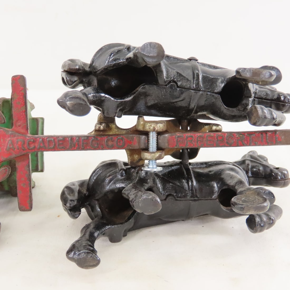 Arcade Cast Iron McCormick-Deering 2 Horse Wagon - 11