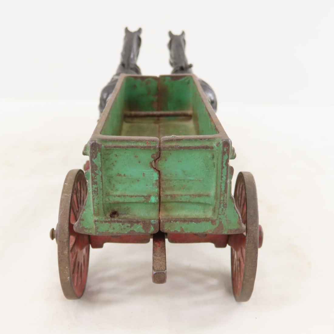 Arcade Cast Iron McCormick-Deering 2 Horse Wagon - 4