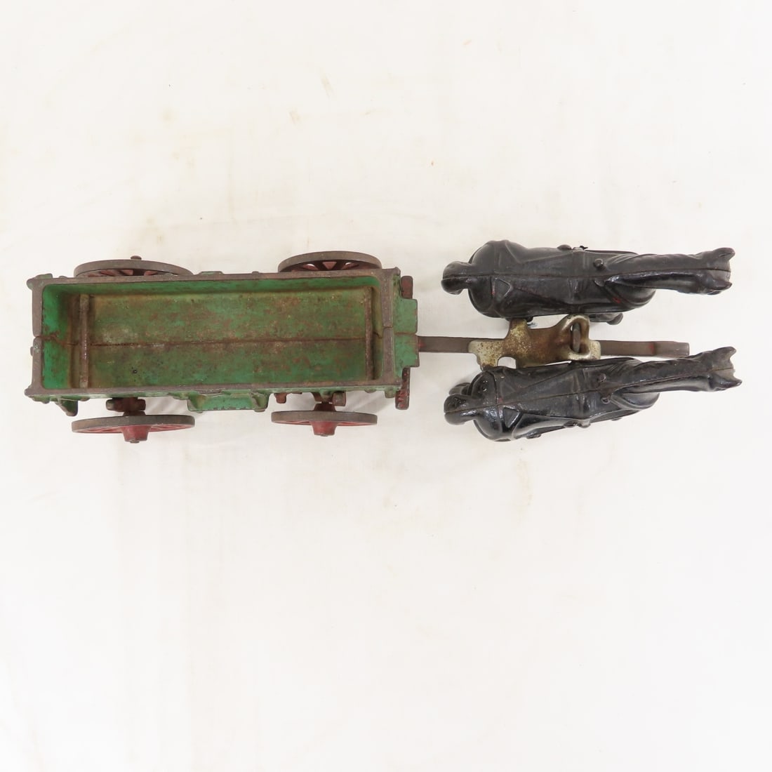Arcade Cast Iron McCormick-Deering 2 Horse Wagon - 9