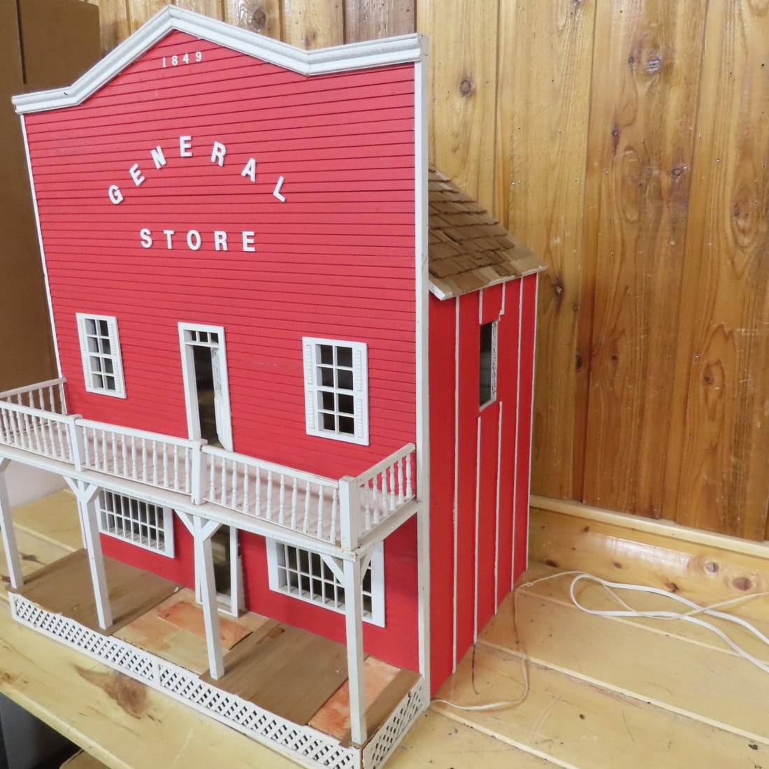 Custom Built 1849 General Store Model Building - 2