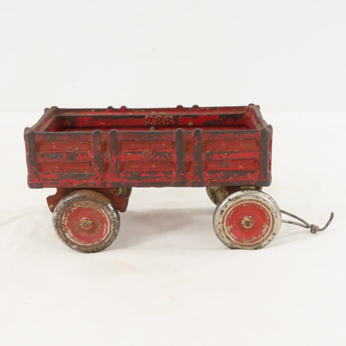 1920's Arcade Cast Iron 286H Farm Wagon - 6