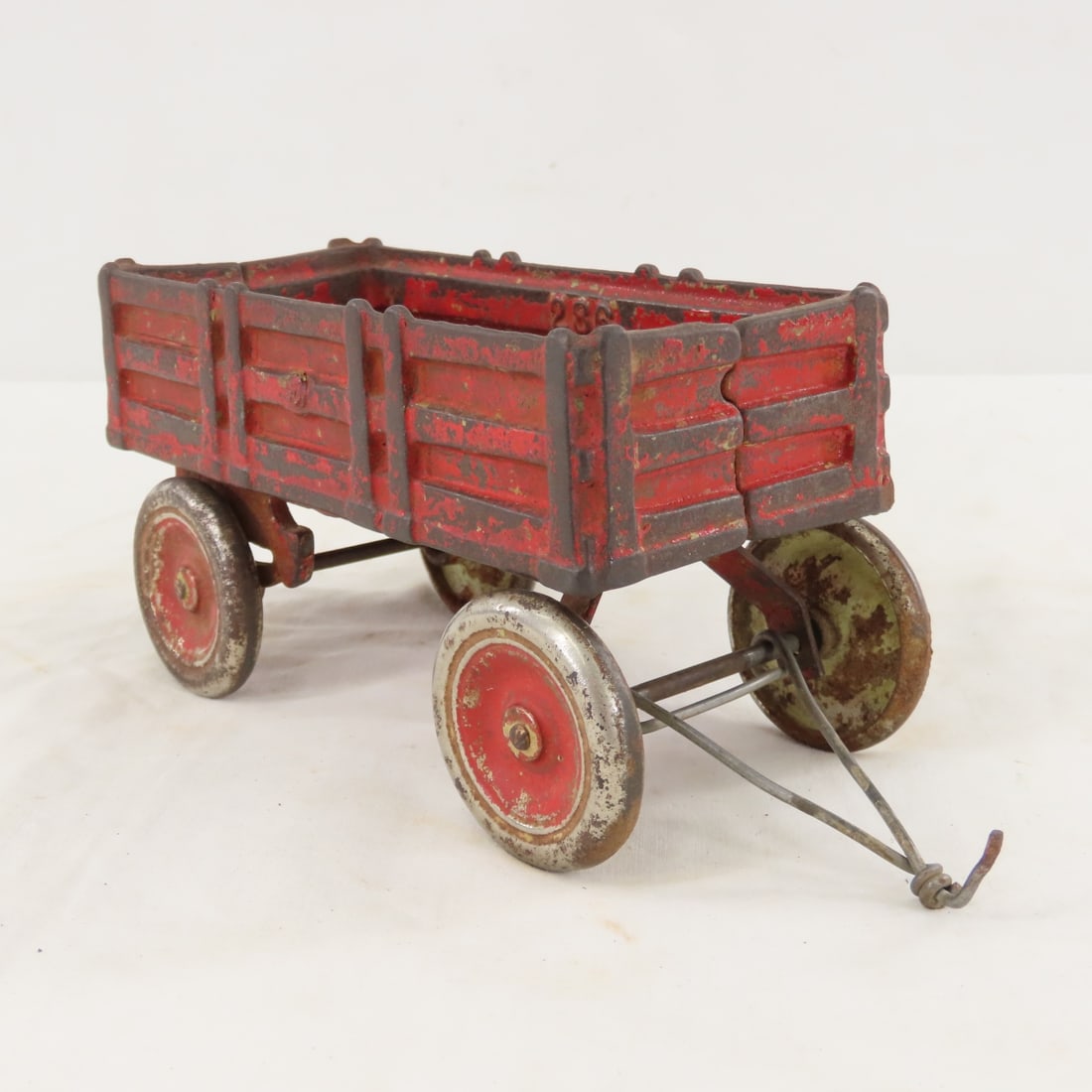 1920's Arcade Cast Iron 286H Farm Wagon - 7