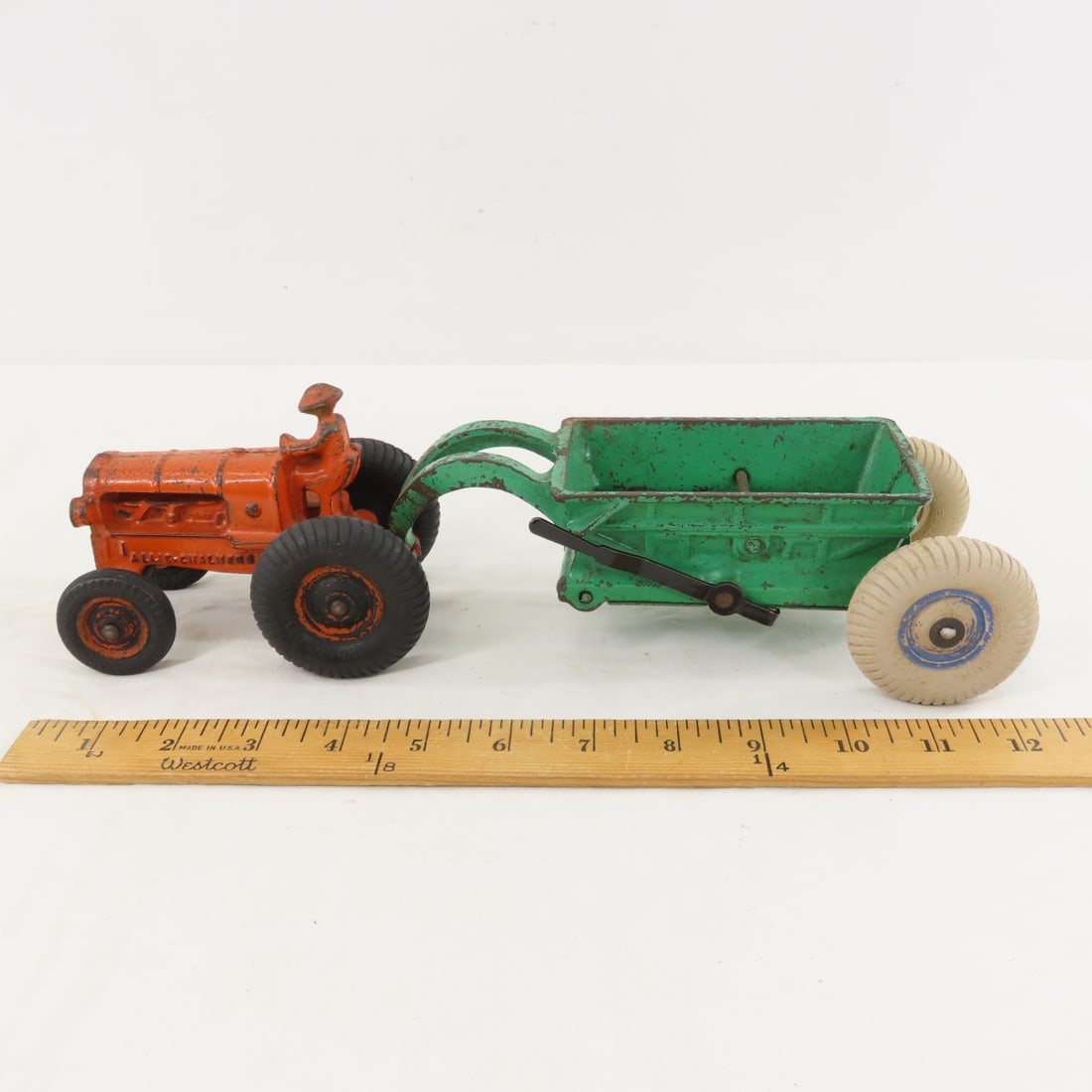 Arcade Cast Iron Allis- Chalmers Tractor & Wagon - 2