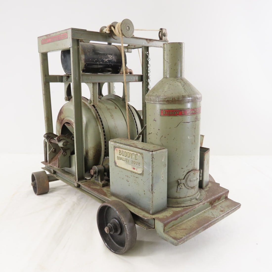 1920s Original Buddy L Concrete Mixer - 3