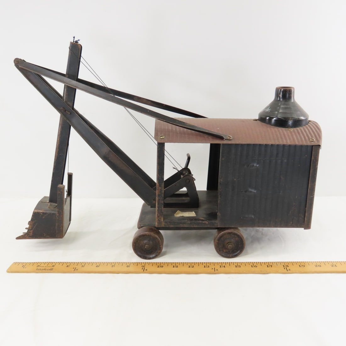 1920s Steelcraft Marion Pressed Steel Steam Shovel - 2