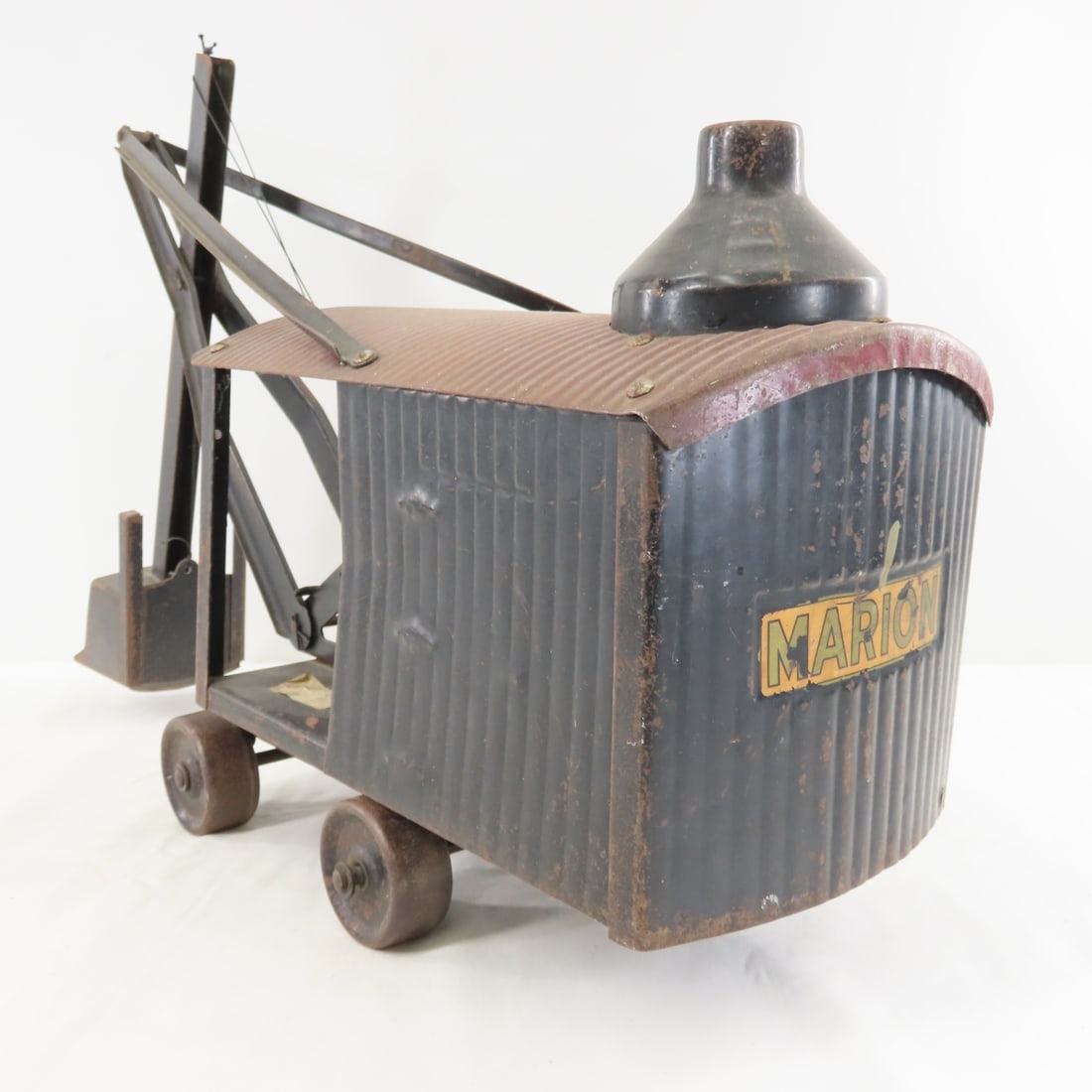 1920s Steelcraft Marion Pressed Steel Steam Shovel - 3