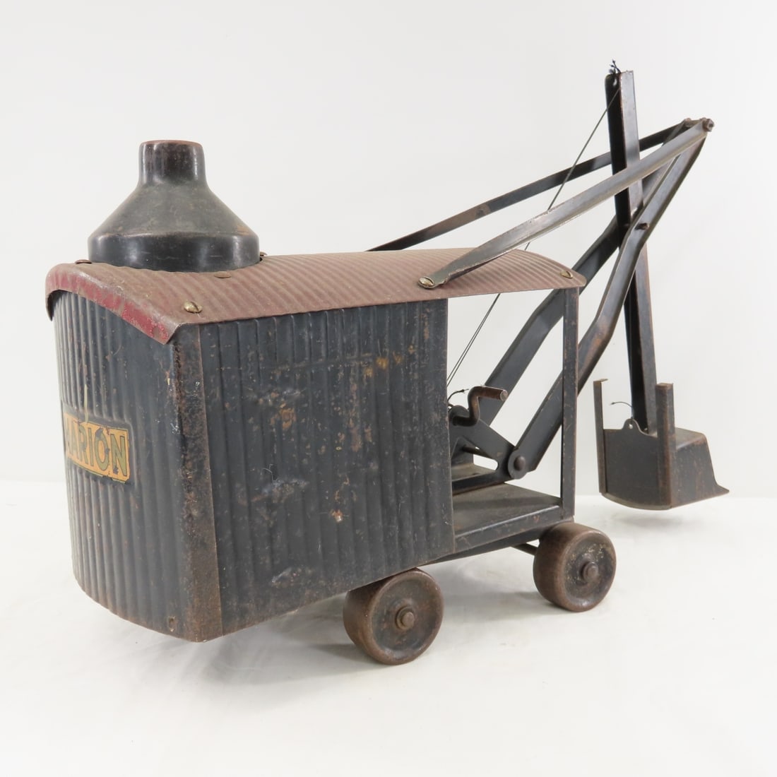 1920s Steelcraft Marion Pressed Steel Steam Shovel - 5