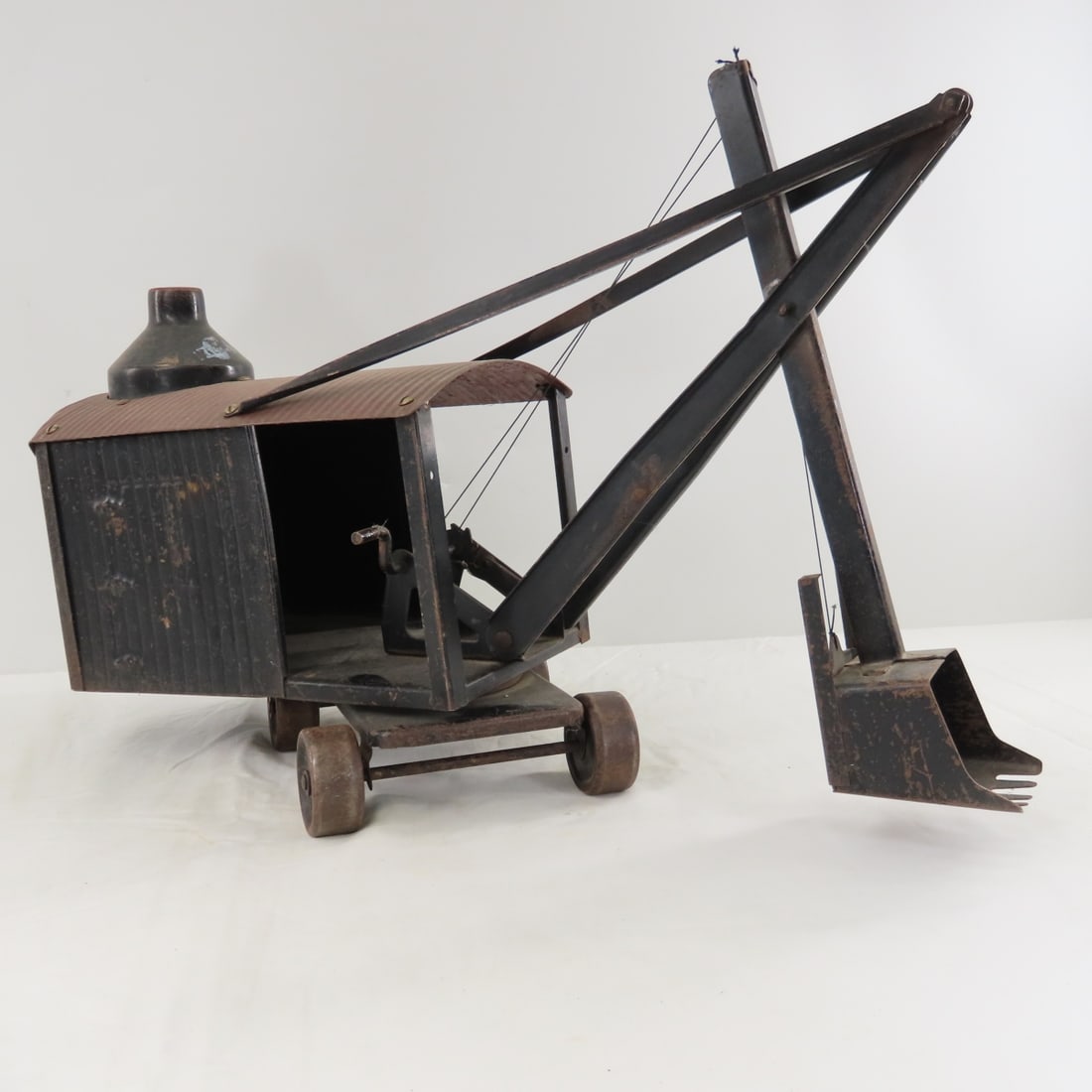 1920s Steelcraft Marion Pressed Steel Steam Shovel - 9