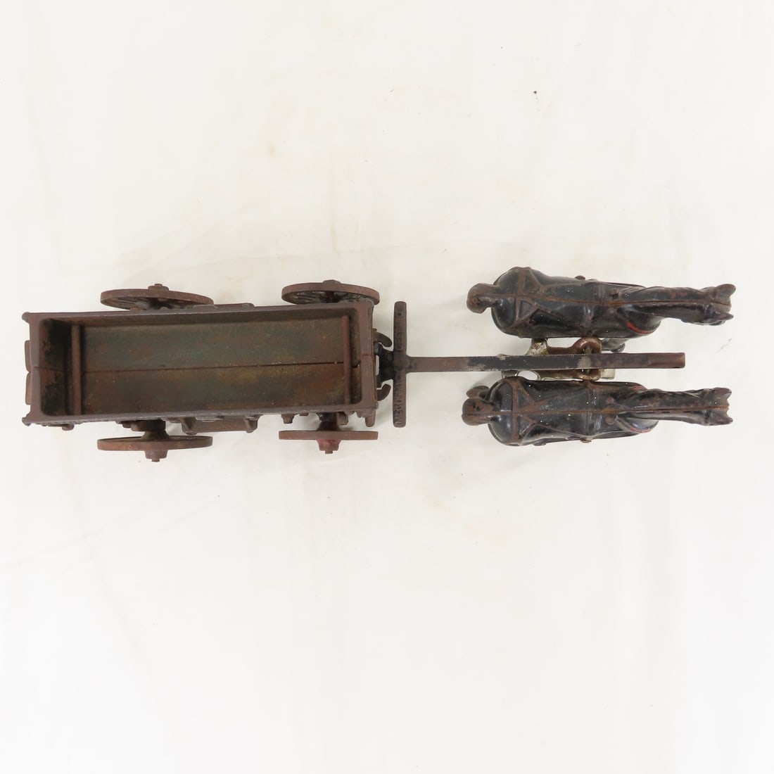 Arcade Cast Iron McCormick Deering 2 Horse Wagon - 10