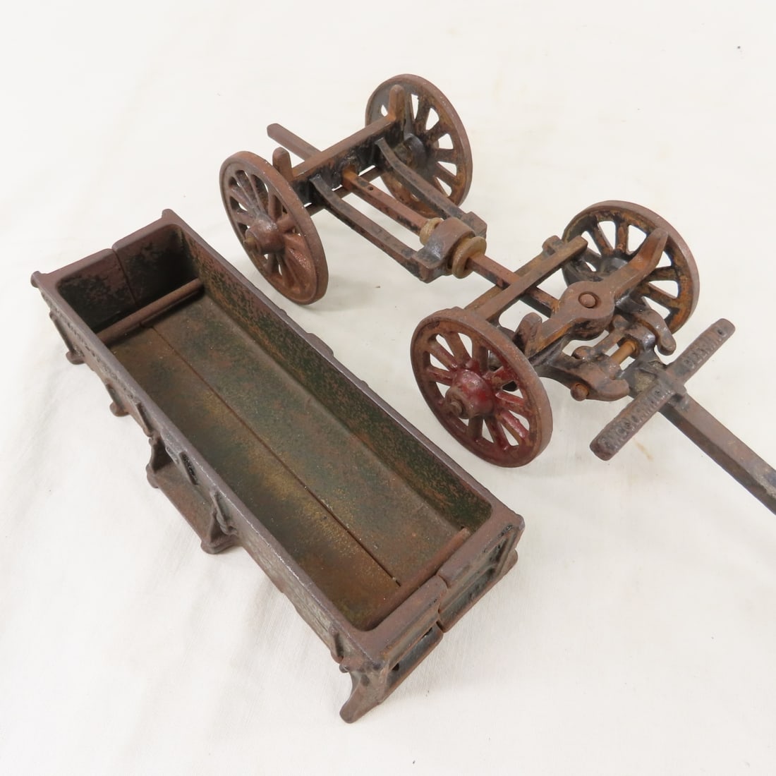 Arcade Cast Iron McCormick Deering 2 Horse Wagon - 14