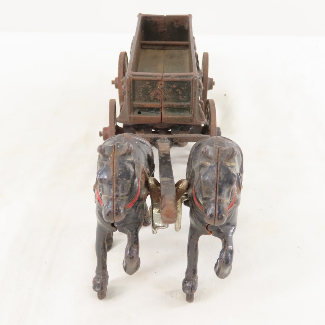 Arcade Cast Iron McCormick Deering 2 Horse Wagon - 8