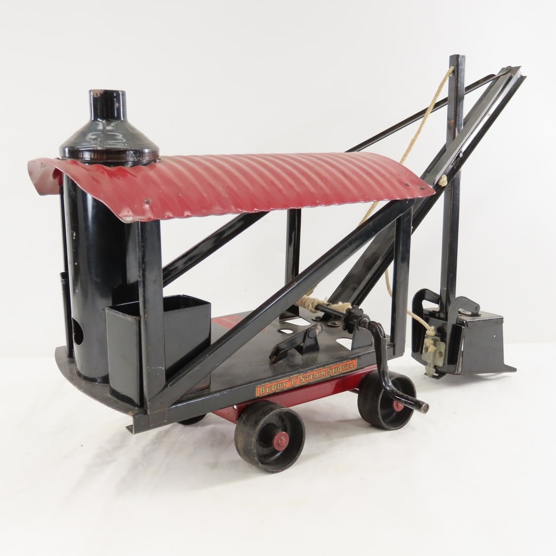 1920s Buddy L Pressed Steel Steam Shovel - 5